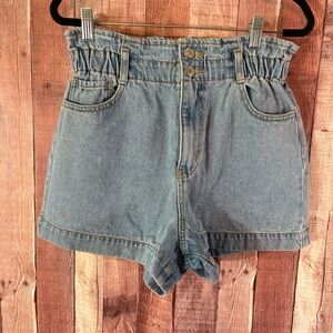 Forever 21 Paper Bag Waist Jean‎ Shorts Size Medium
